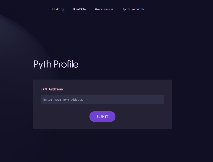 Pyth Airdrop - assign EVM wallet